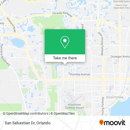 Mapa de San Sebastian Dr