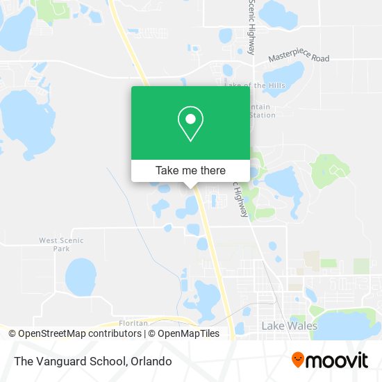 Mapa de The Vanguard School