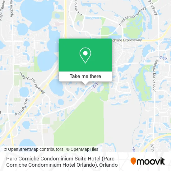 Parc Corniche Condominium Suite Hotel map