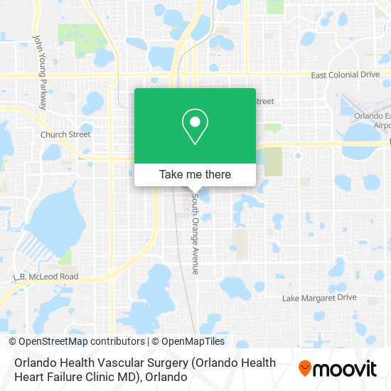 Orlando Health Vascular Surgery (Orlando Health Heart Failure Clinic MD) map