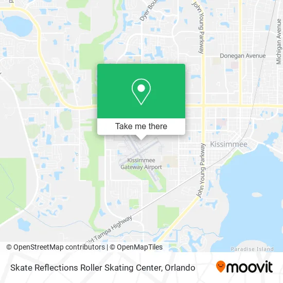 Skate Reflections Roller Skating Center map