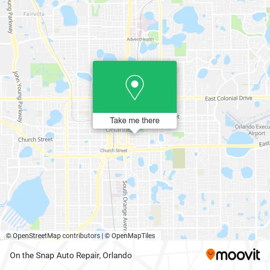 Mapa de On the Snap Auto Repair