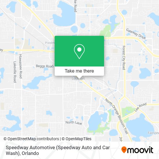 Speedway Automotive (Speedway Auto and Car Wash) map