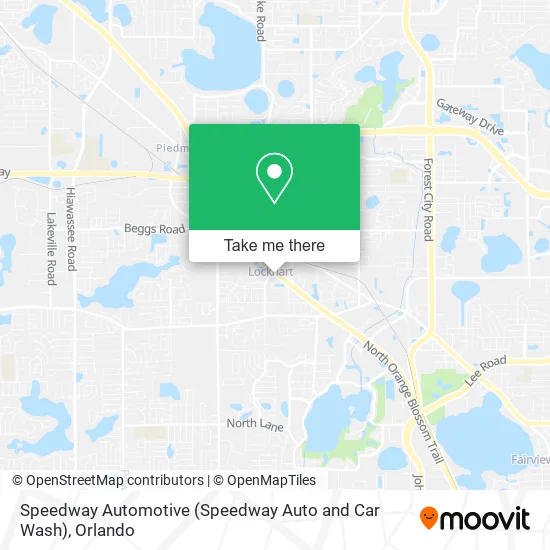 Speedway Automotive (Speedway Auto and Car Wash) map