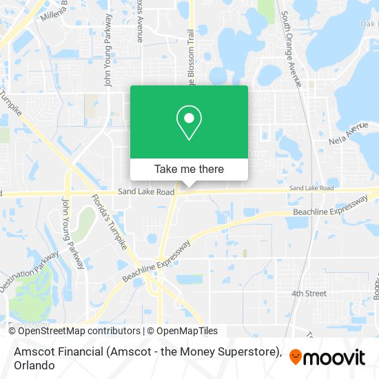 Mapa de Amscot Financial (Amscot - the Money Superstore)