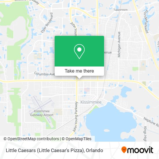 Mapa de Little Caesars (Little Caesar's Pizza)