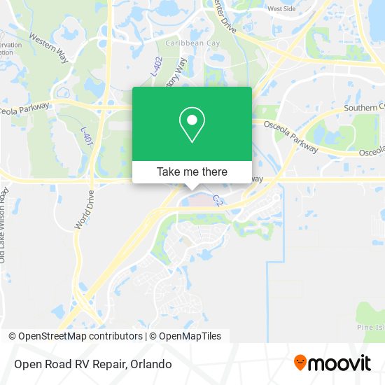 Open Road RV Repair map