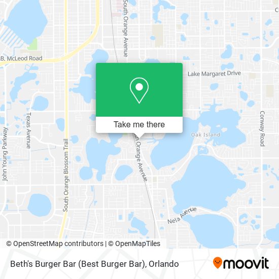 Mapa de Beth's Burger Bar (Best Burger Bar)