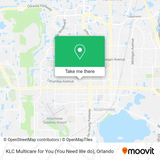 KLC Multicare for You (You Need We do) map