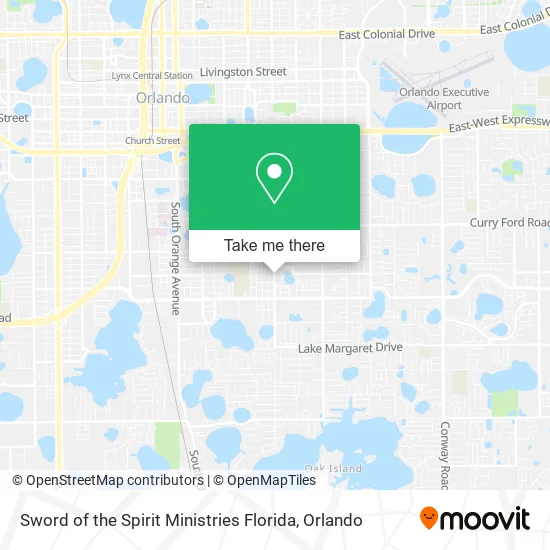 Mapa de Sword of the Spirit Ministries Florida