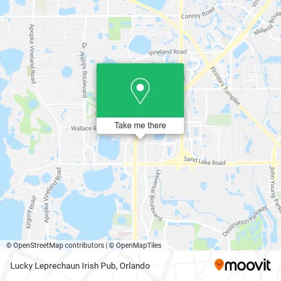 Lucky Leprechaun Irish Pub map