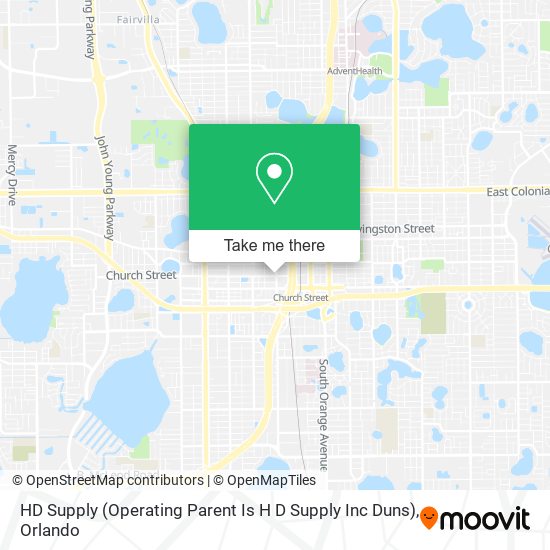 HD Supply (Operating Parent Is H D Supply Inc Duns) map