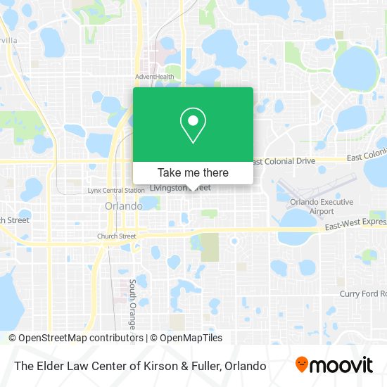 The Elder Law Center of Kirson & Fuller map