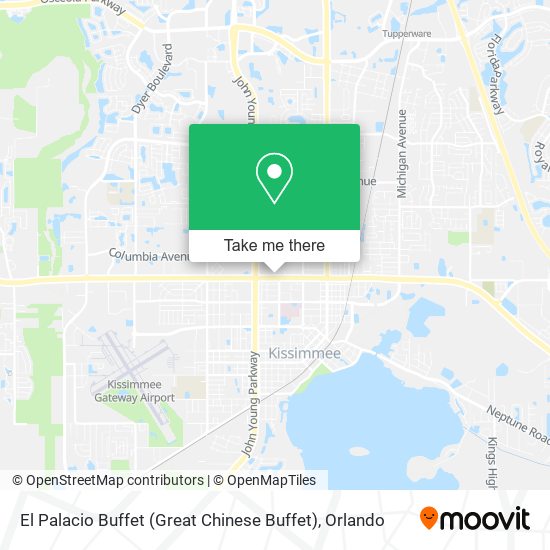 Mapa de El Palacio Buffet (Great Chinese Buffet)