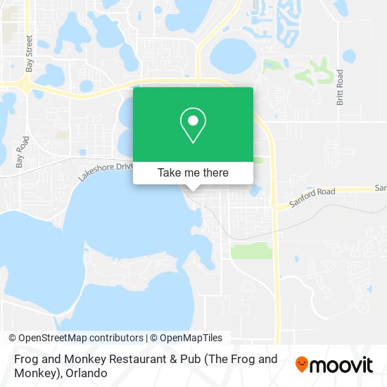 Frog and Monkey Restaurant & Pub (The Frog and Monkey) map