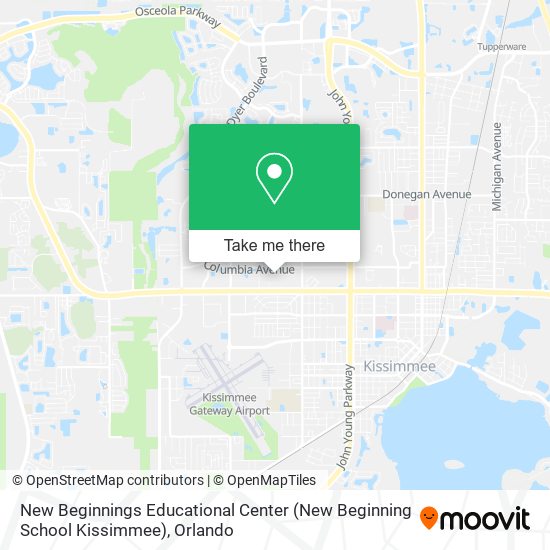 Mapa de New Beginnings Educational Center (New Beginning School Kissimmee)