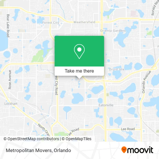 Mapa de Metropolitan Movers