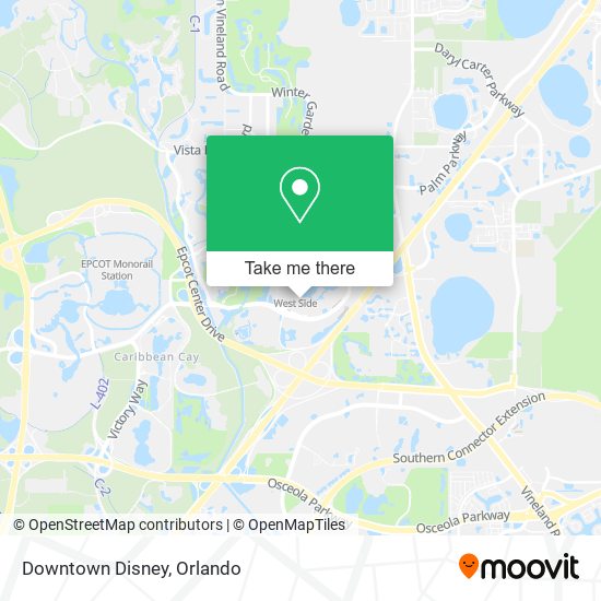 Downtown Disney map