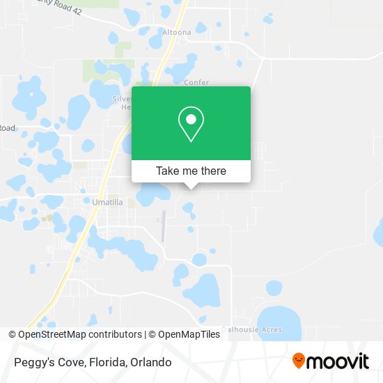 Mapa de Peggy's Cove, Florida