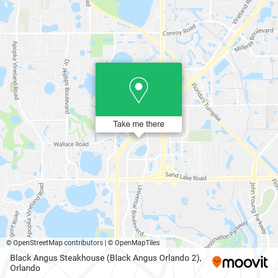 Black Angus Steakhouse (Black Angus Orlando 2) map