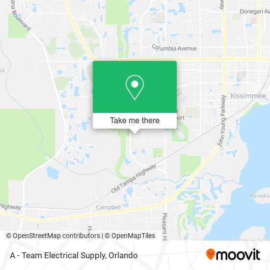 A - Team Electrical Supply map