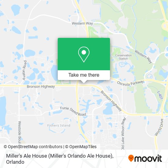 Miller's Ale House map