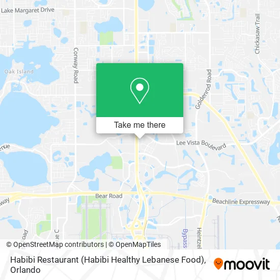 Mapa de Habibi Restaurant (Habibi Healthy Lebanese Food)