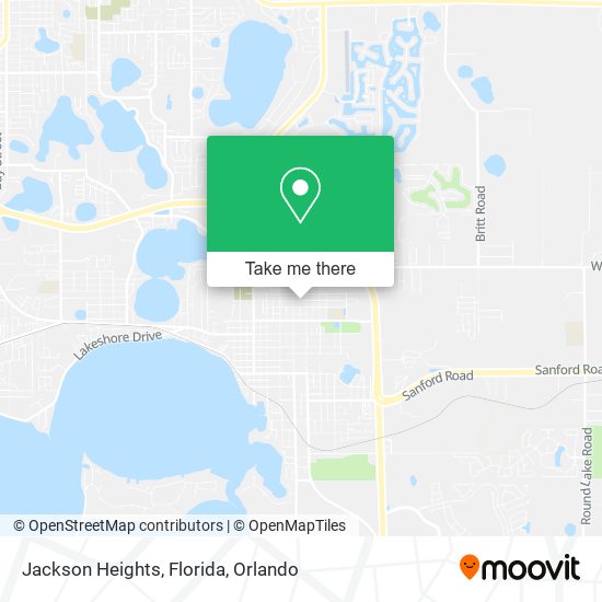 Jackson Heights, Florida map