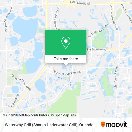 Waterway Grill (Sharks Underwater Grill) map