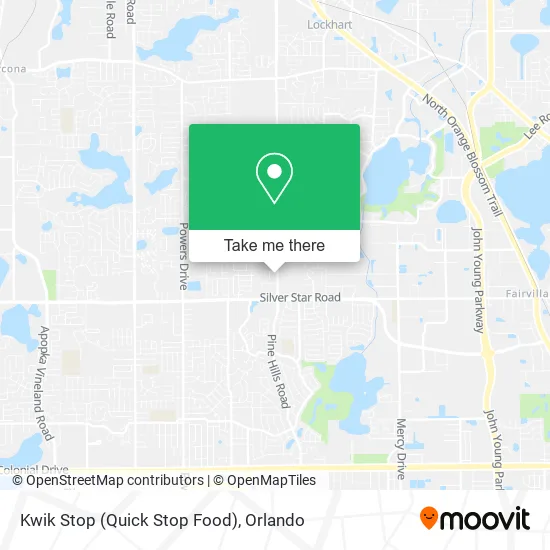 Kwik Stop (Quick Stop Food) map