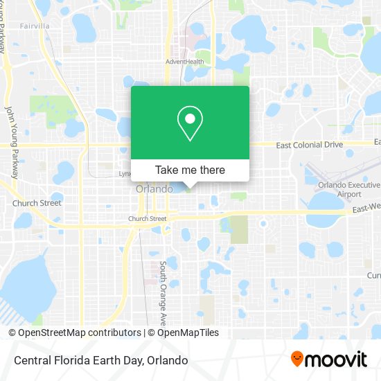 Mapa de Central Florida Earth Day