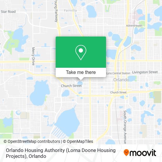 Orlando Housing Authority (Lorna Doone Housing Projects) map