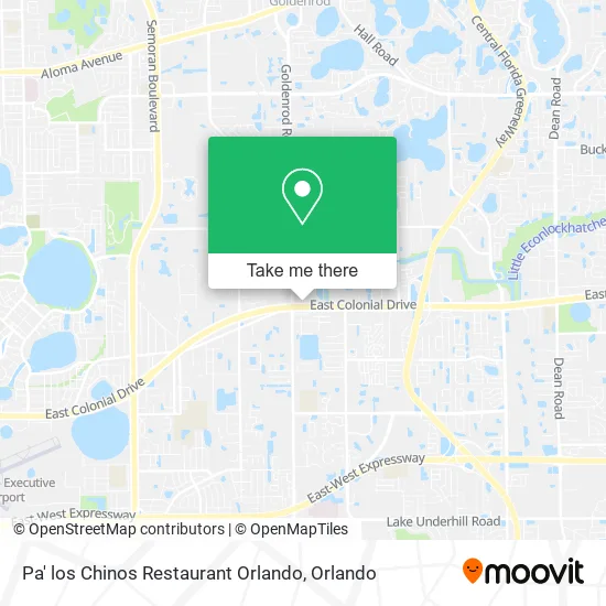 Mapa de Pa' los Chinos Restaurant Orlando