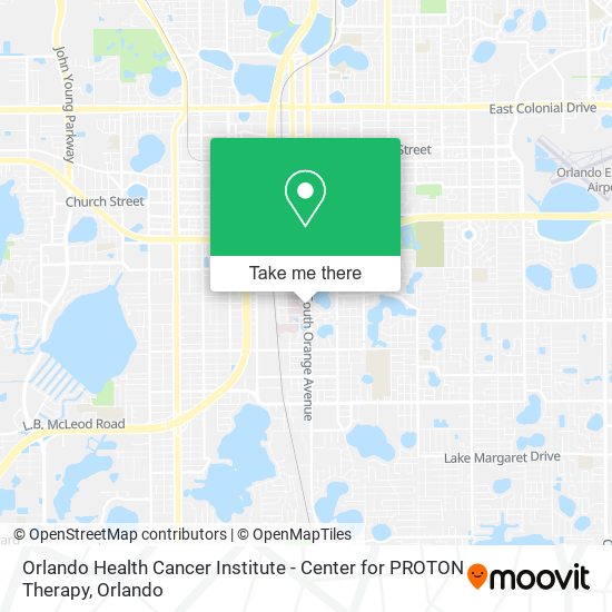 Mapa de Orlando Health Cancer Institute - Center for PROTON Therapy