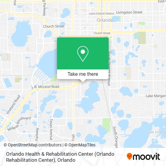 Mapa de Orlando Health & Rehabilitation Center