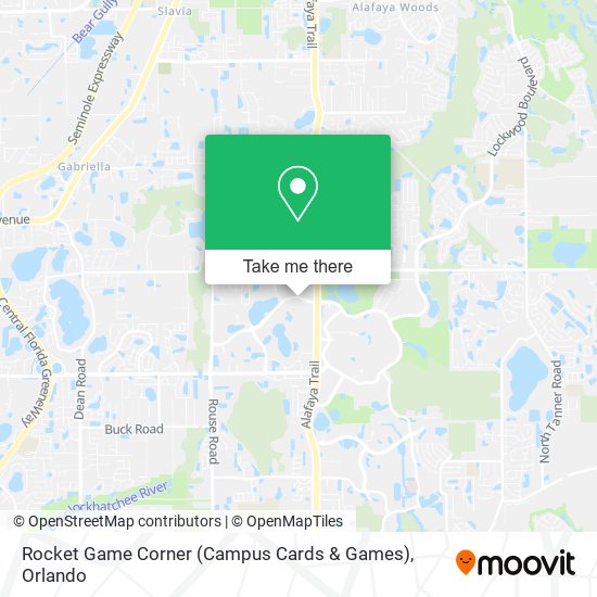 Rocket Game Corner (Campus Cards & Games) map