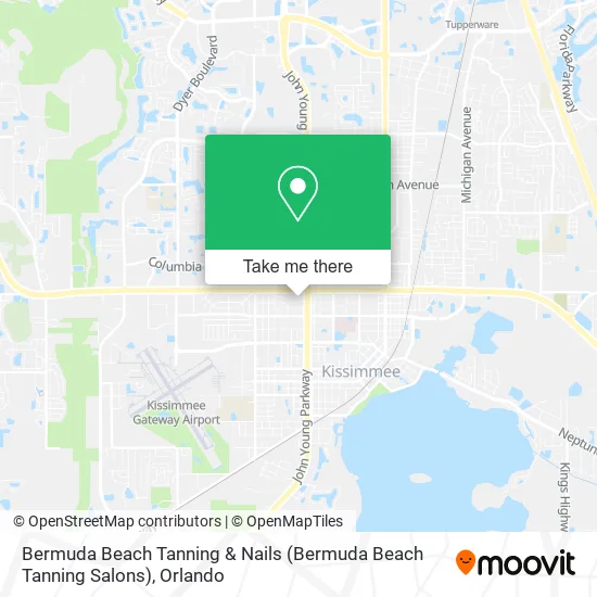 Mapa de Bermuda Beach Tanning & Nails