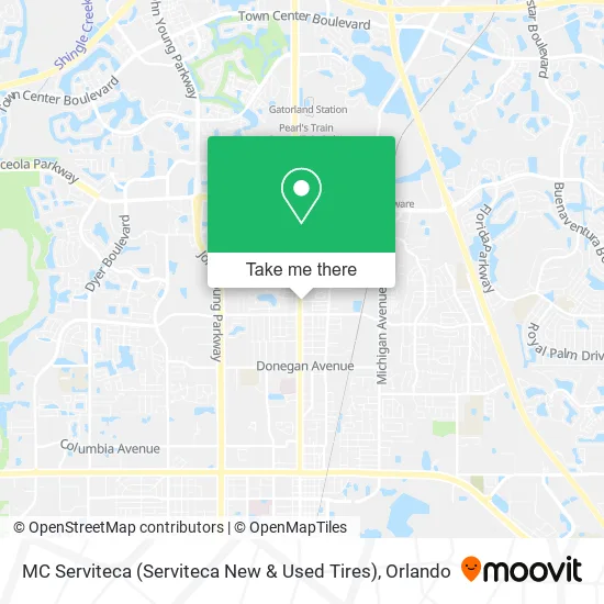 Mapa de MC Serviteca (Serviteca New & Used Tires)