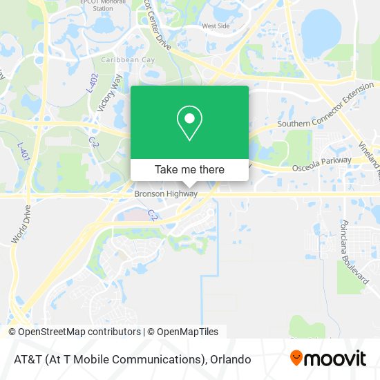 AT&T (At T Mobile Communications) map