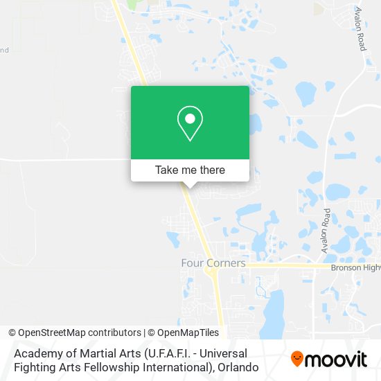 Mapa de Academy of Martial Arts (U.F.A.F.I. - Universal Fighting Arts Fellowship International)