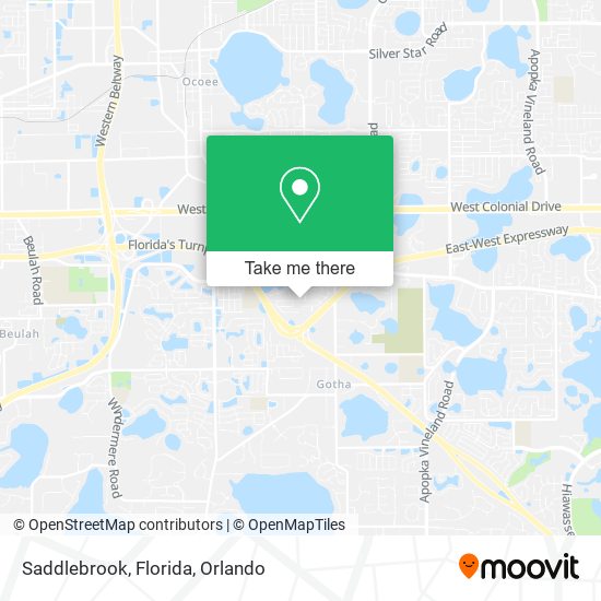 Mapa de Saddlebrook, Florida