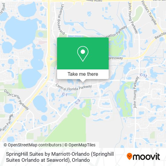 SpringHill Suites by Marriott-Orlando (Springhill Suites Orlando at Seaworld) map