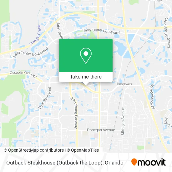 Outback Steakhouse (Outback the Loop) map