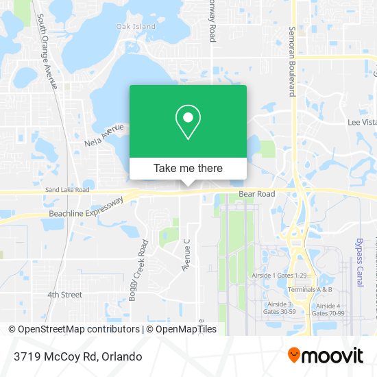 3719 McCoy Rd map