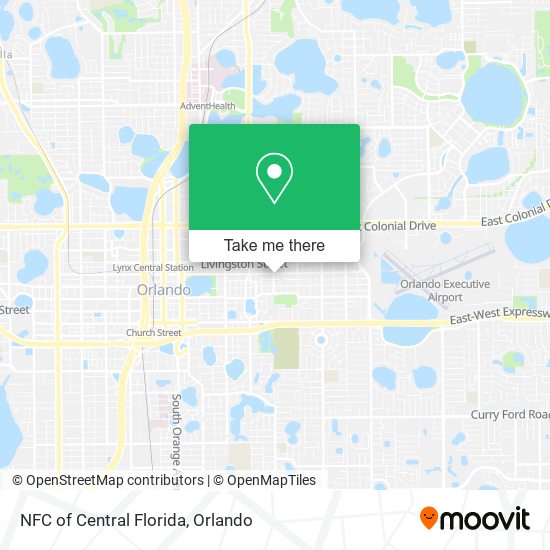 NFC of Central Florida map