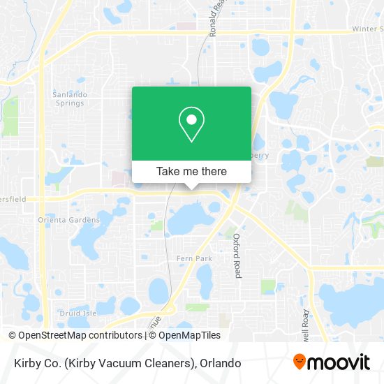 Kirby Co. (Kirby Vacuum Cleaners) map