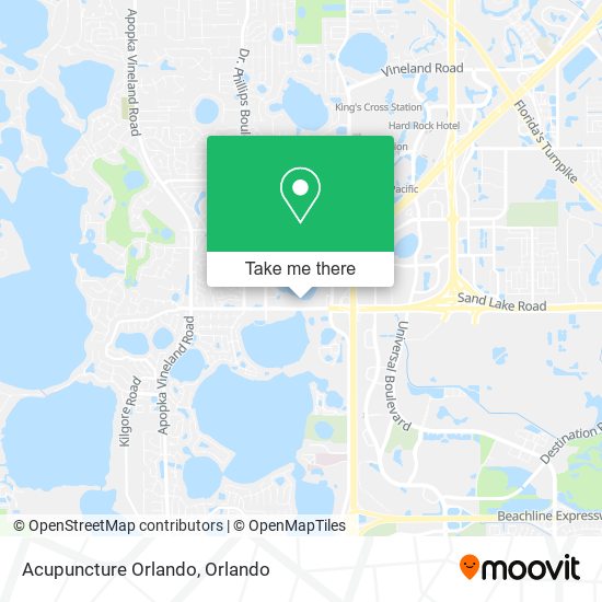 Mapa de Acupuncture Orlando