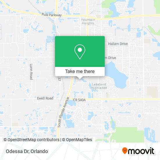Mapa de Odessa Dr