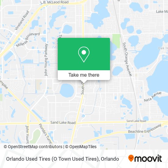 Orlando Used Tires (O Town Used Tires) map