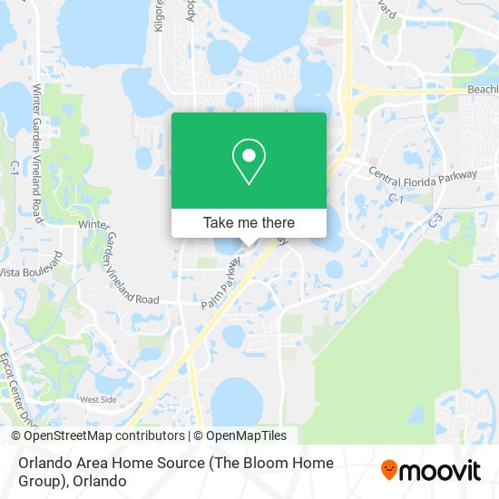 Orlando Area Home Source (The Bloom Home Group) map
